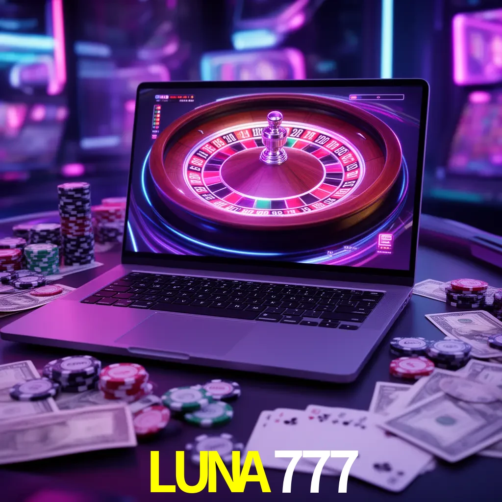 Centro móvil LUNA777 con casino, cajero, bonos, app y acceso de cuenta para México